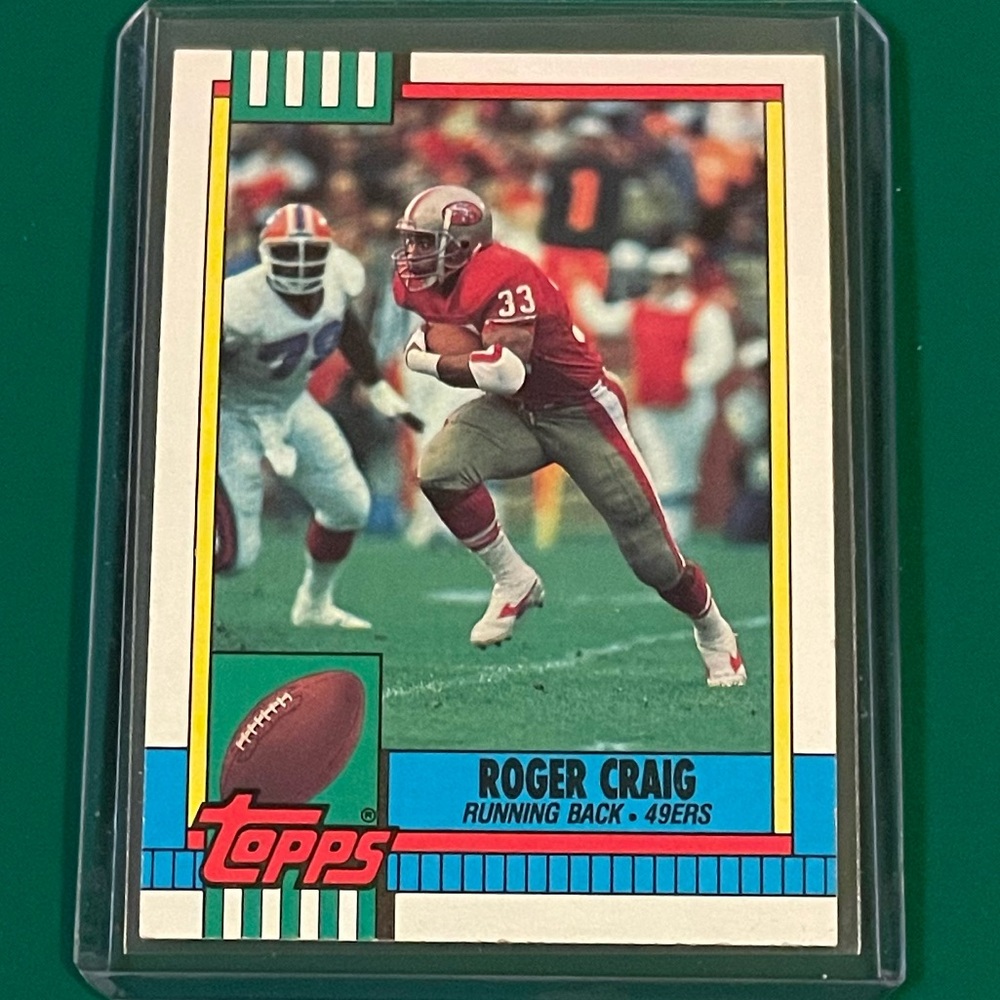 Roger Craig #12 1990 Topps Football Trading Card